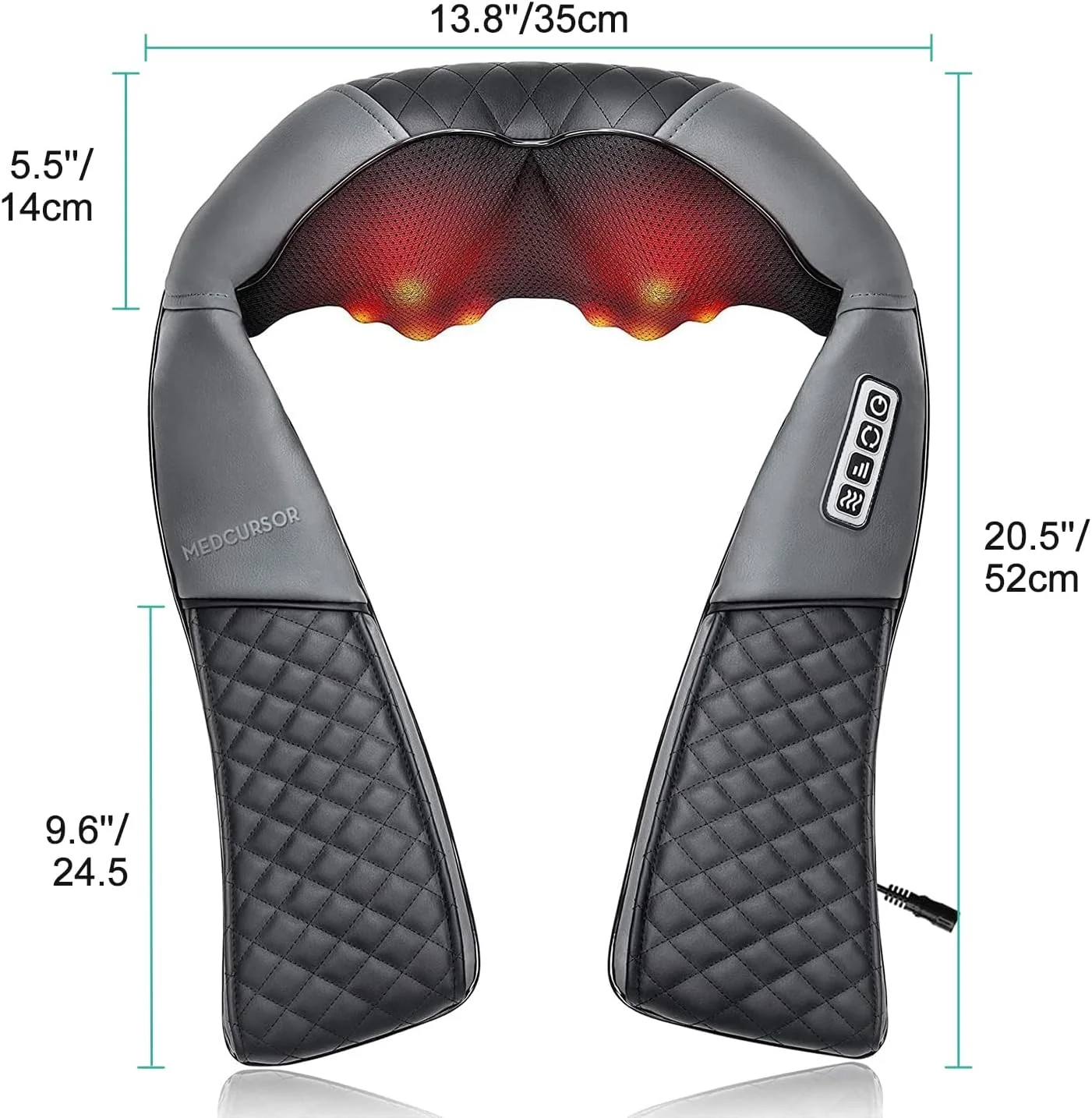 Medcursor Neck and Shoulder Massager with Heat (No Battery) - Image 4