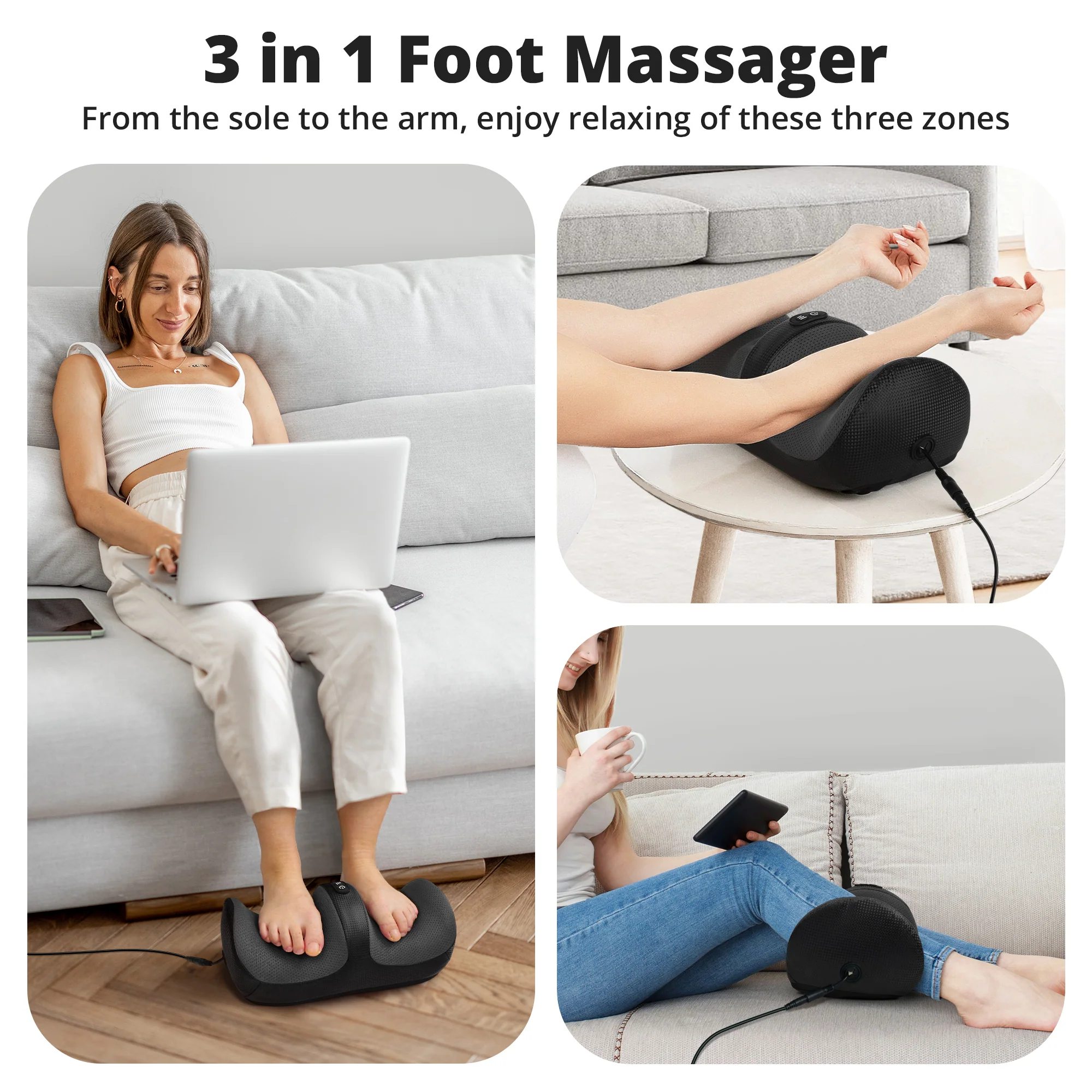 Medcursor Foot Massager with Heat  (Not Cordless) - Image 4