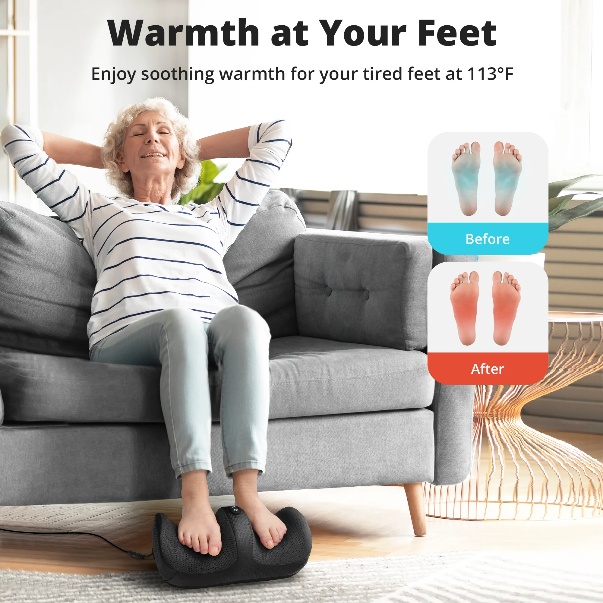 Medcursor Foot Massager with Heat  (Not Cordless) - Image 5