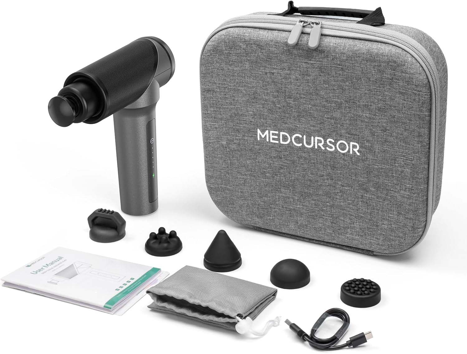 Medcursor Handheld Percussion Massage Gun Deep Tissue - Image 7