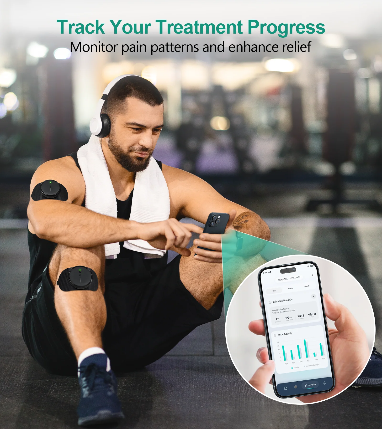 Medcursor MedPulse 3-in-1 Wireless Muscle Stimulator - Image 6