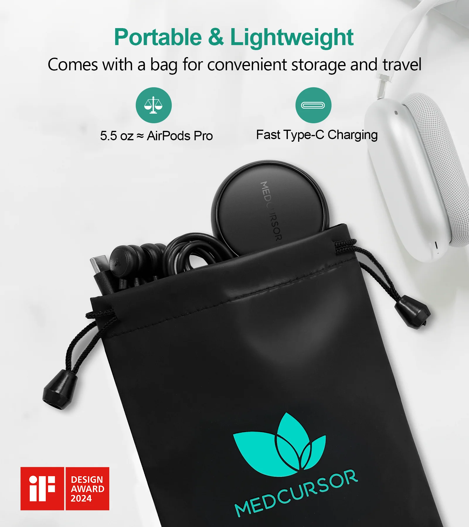 Medcursor MedPulse 3-in-1 Wireless Muscle Stimulator - Image 7